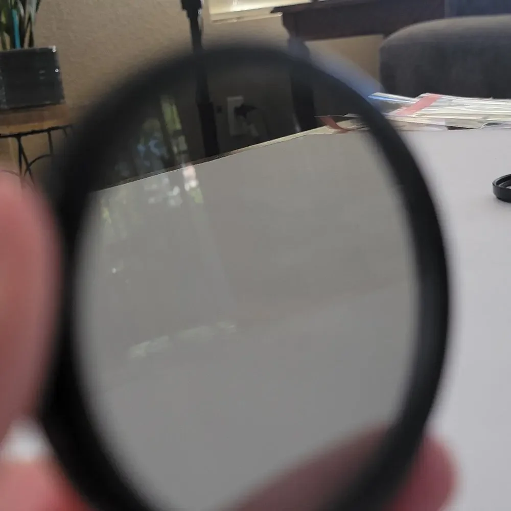 Hoya PL 55mm Polarizing Camera Lens Filter Black Japan 55 Mm Thread Round